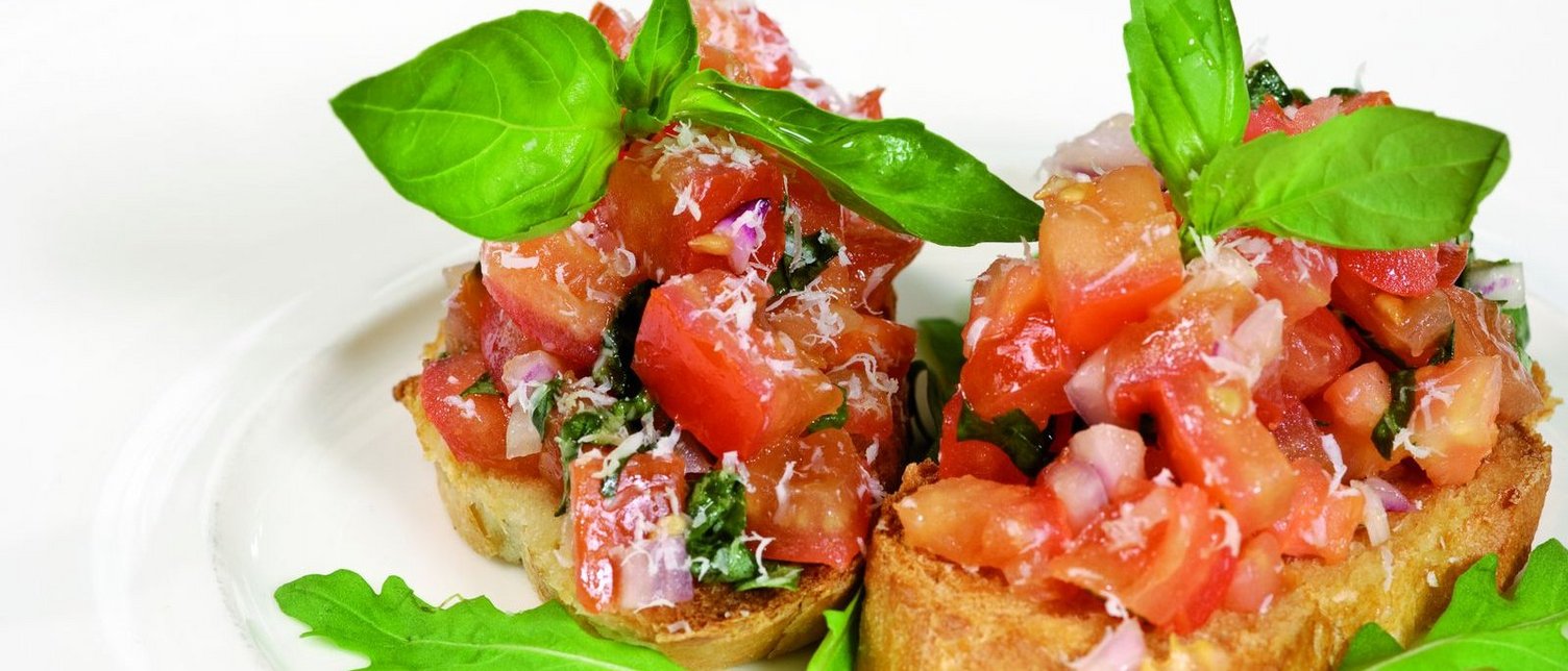 Bruschetta mit Tomate und Basilikum | Gutes vom Hof